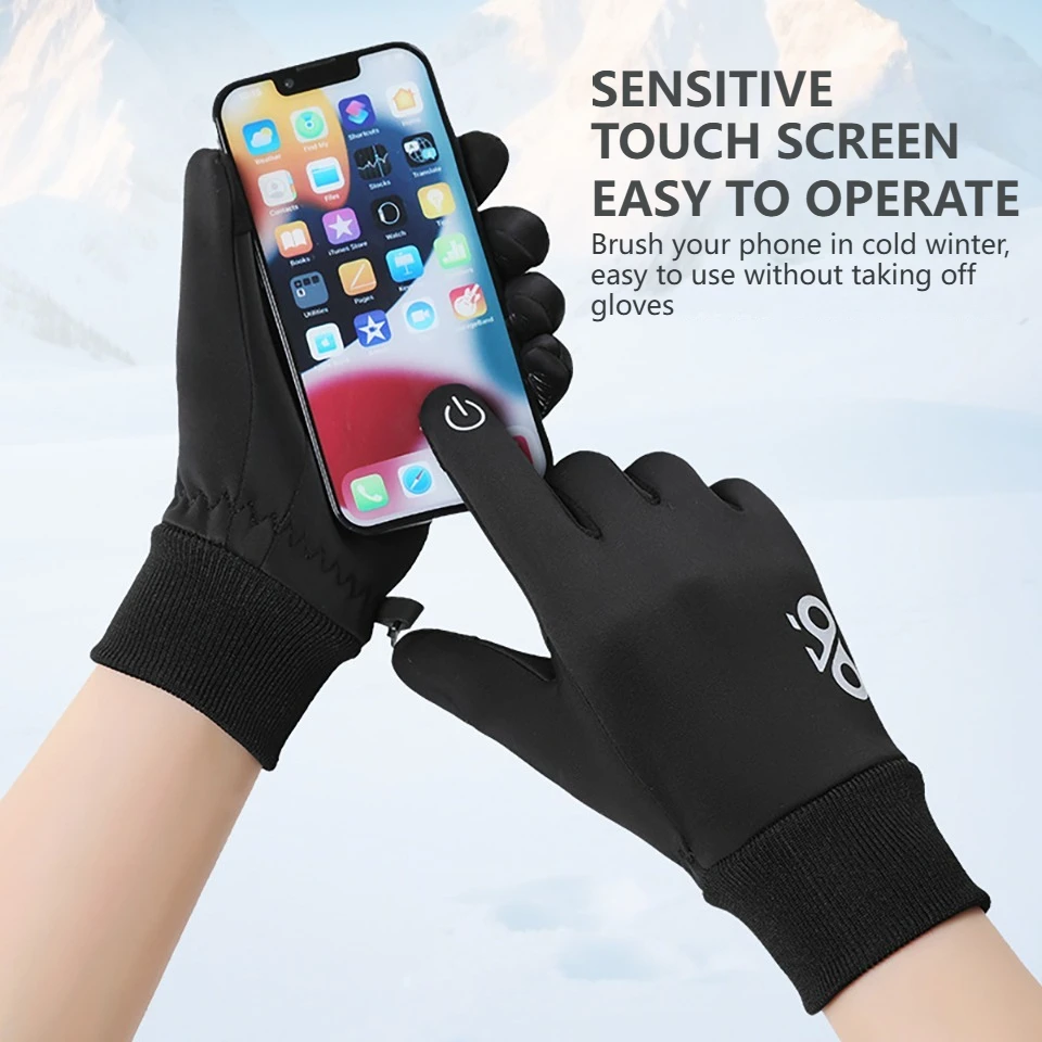 Kids Winter Touchscreen Gloves - Soft, Warm, Anti-Slip