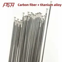 1.8g Lightweight Carbon Fiber Spokes for Road Bike/Mountain Bike, High Strength Aero Design, TT Bike Carbon Spokes 2