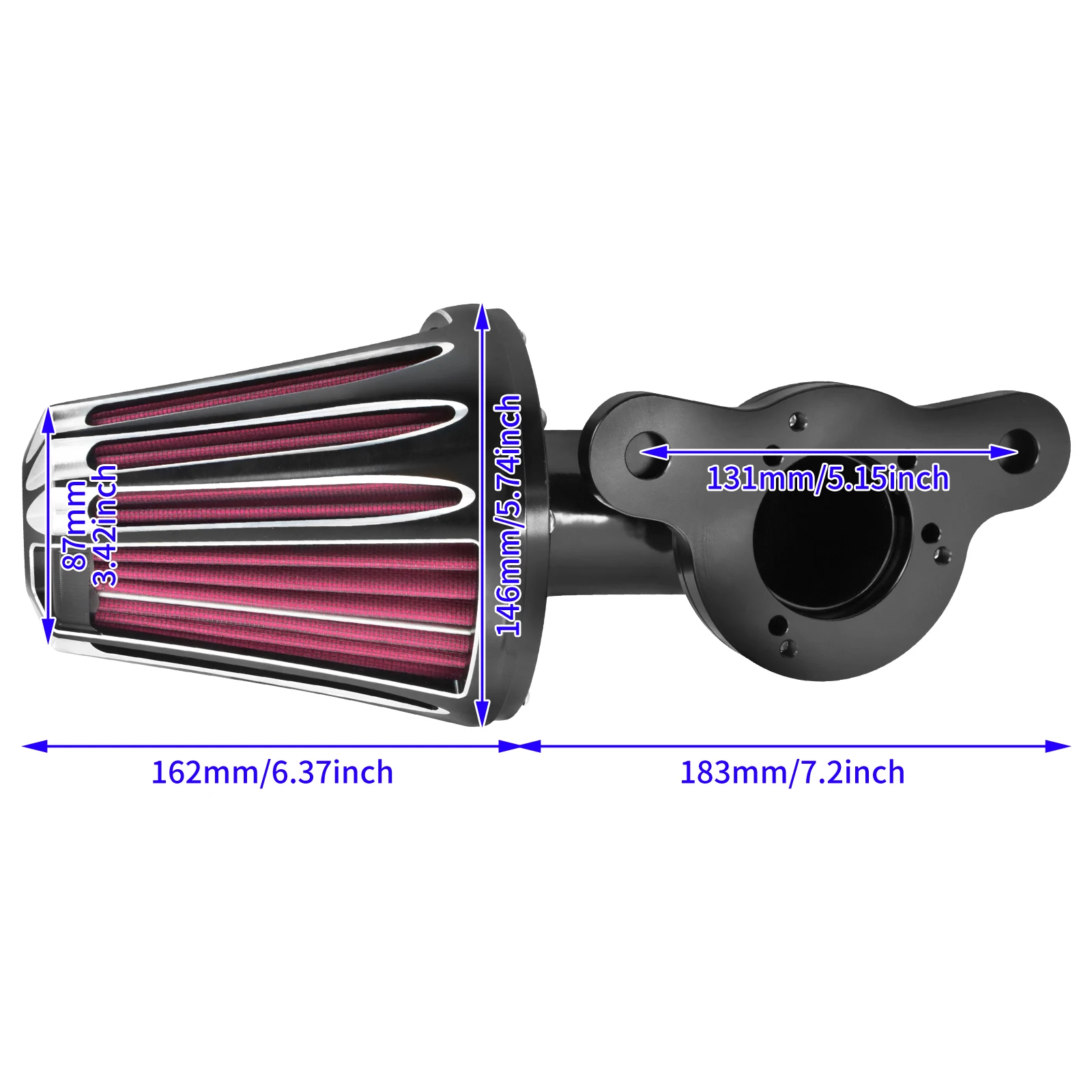 Intake Cleaning Filter System, Air Filter. Applicable Harley Sportster  Xl883nrpxl1200lxiron 883 8xl1200x 2004-2020 Series, Cnc Process Production  (gla 