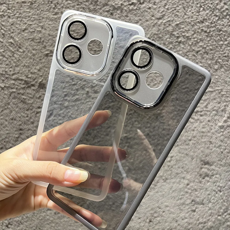 Luxury Soft Bumper Clear Back Phone Case