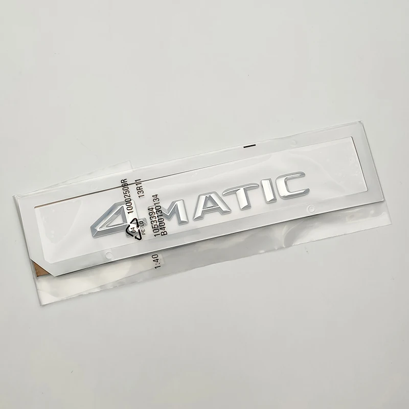 HABITZ 3D ABS 4 MATIC Logo 4matic Emblema Lettere Distintivo Bagagliaio Compatibile for Mercedes AEC GLK GLC 220 250 ML 320 4MATIC Accessori Adesivi (Color : Black Flat HABITZ 3D ABS 4 MATIC Logo 4matic Emblema Lettere Distintivo Bagagliaio Compatibile for Mercedes AEC GLK GLC 220 250 ML 320 4MATIC Accessori Adesivi (Color : Black Flat