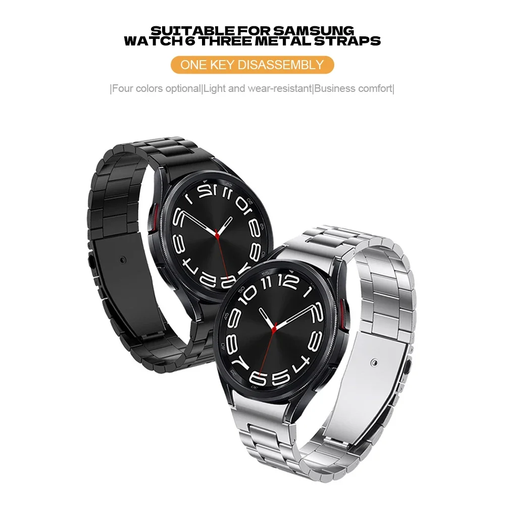Premium Stainless Steel Quick-Release Watch Band Bracelet