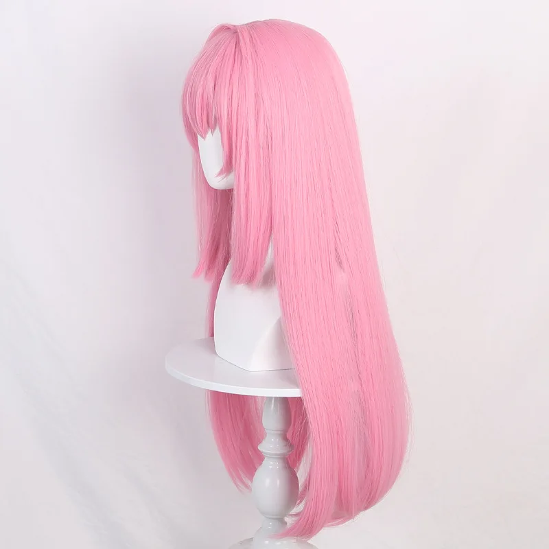 Bocchi the Rock: Hitori Gotoh | Pink Long Straight Synthetic Wig Cosplay 18 Bocchi the Rock Hitori Gotoh Pink Wig Cosplay