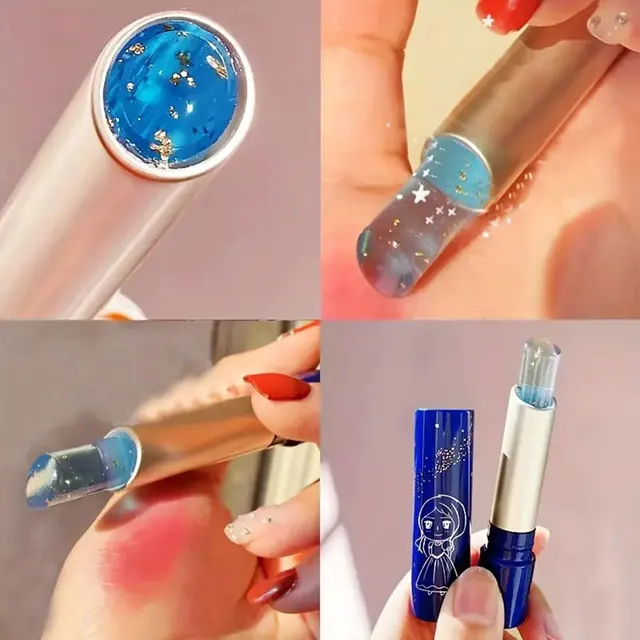 Star Brilliant Temperature Change Moisturizing Lipstick Crystal Jelly Waterproof Lipstick Durable Nutrition lipstick 24K Tempera 1