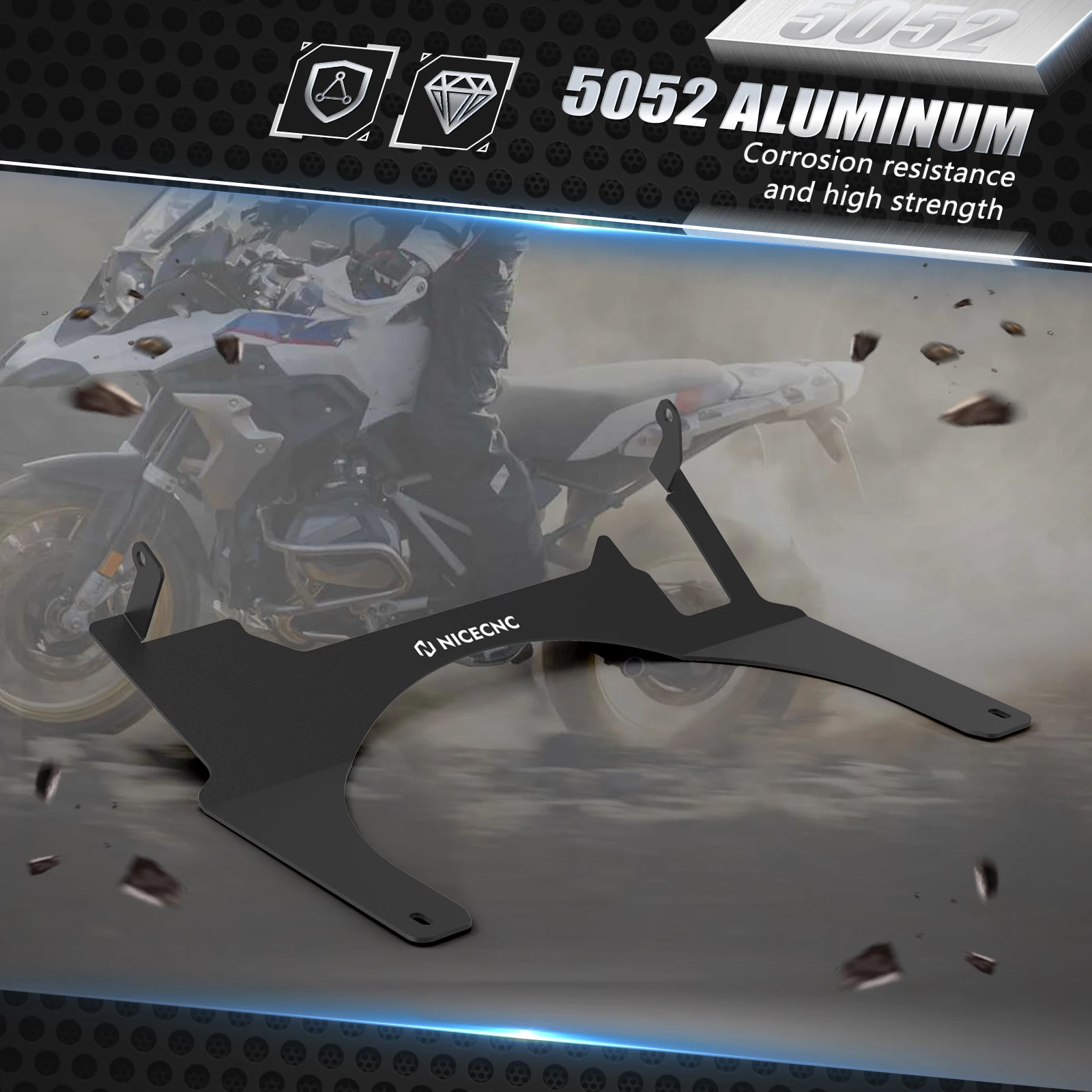Motorrad-Cockpitverkleidung Aufwindabweiser für BMW R1250GS 2018-2023 2022 2021 2020 2019 BMW R1200GS 2016-2018 2017 – Detail 3