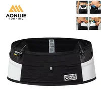 AONIJIE Male Female W8121 Elastic Sports Waist Bag Running Funny Pack Marathon Race Number Belt Pocket For Mountaineering Race 1