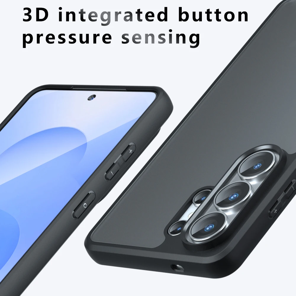 Enhanced Anti-Drop TPU Border Case Cover with 3D Integrated Button Design