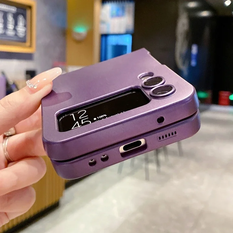 Magnetic MagSafe Case with Wireless Charging and Camera Film Cover for Samsung Galaxy Z Flip Series