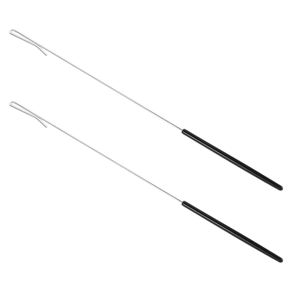 2Pcs 하프 바디 퍼펫 컨트롤 로드 무대 공연을 위한 피로 없는 유연한 팔 조작 도구 어린이 극장 손