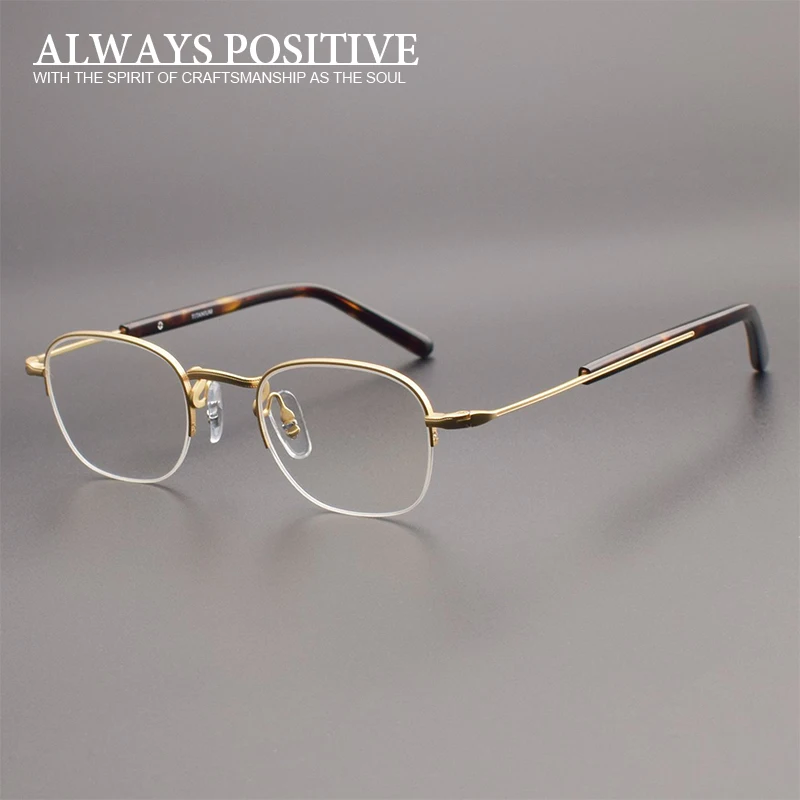 

Fashion Small Frame Titanium Prescription Glasses Frame Exquisite Vintage Luxury Brand Men Women Myopia Optical Retro Eyewear