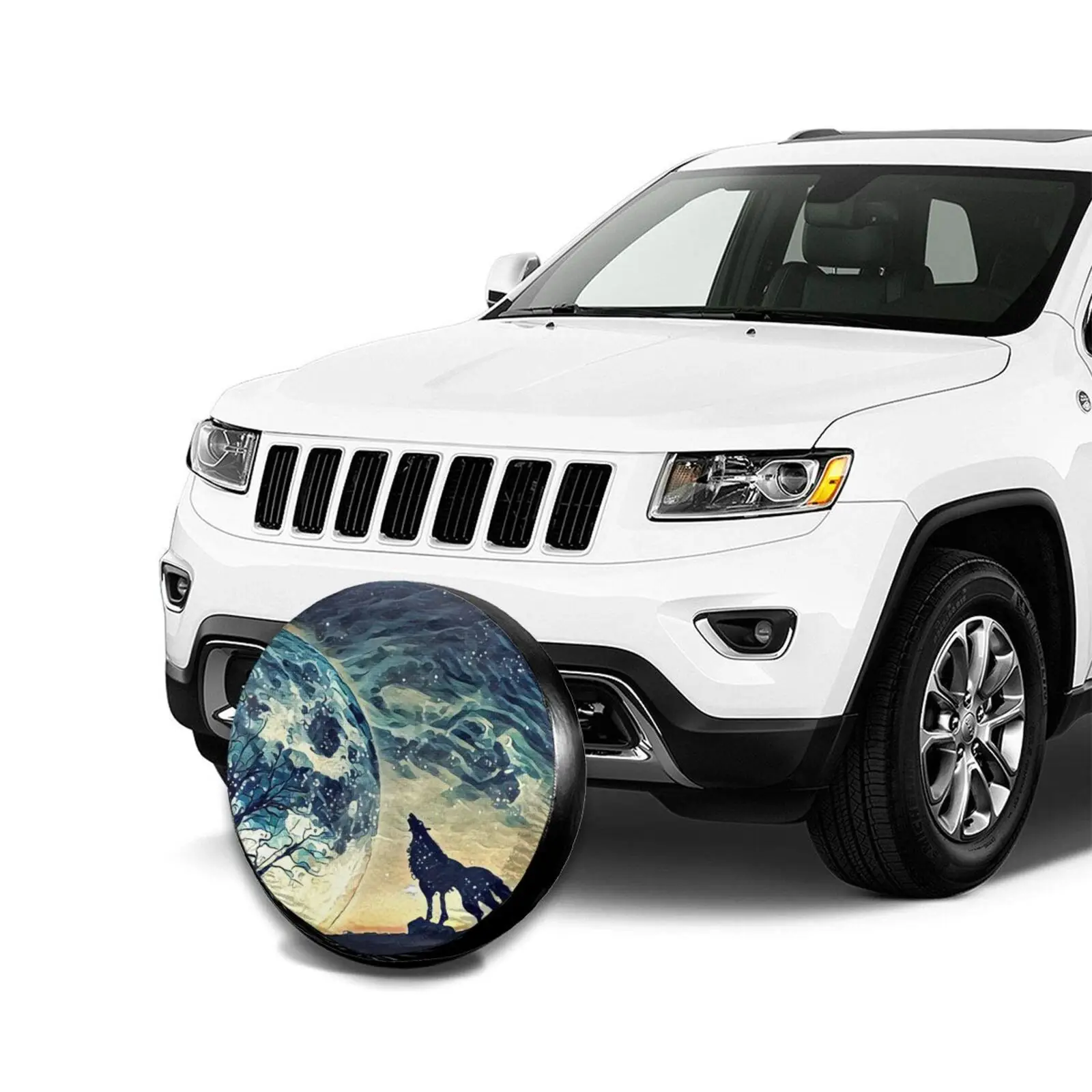 

Car Spare Tire Cover Travel Car Tire Storage Bag Car Tire Accessories Dust Protector Style Outdoor Supplies General Tire Cover
