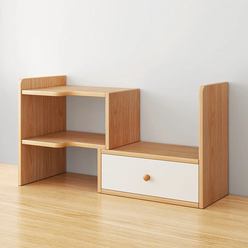 Desk Bookshelf Desktop Shelving Desk Storage Shelf Dormitory Good Learning Multi-layer Small Layer Shelf Layered storage racks