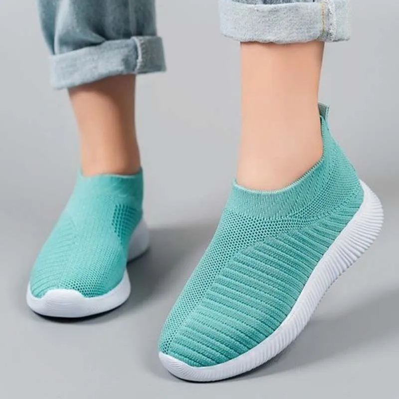 Women Men Fashion Sparkle Sneakers Summer Slip-on Socks Shoes Women's Soft  Flat Women's Lightweight Breathable Woman Shoes - AliExpress