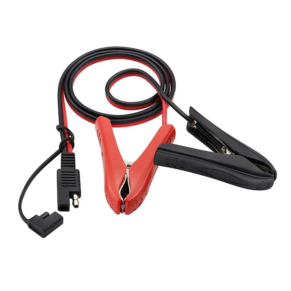 Solar Panel Connector Cable Solar High Power SAE Adapter Cable SAE To 85mm Clip Cable Power SAE Plug Crocodile Solar Clip