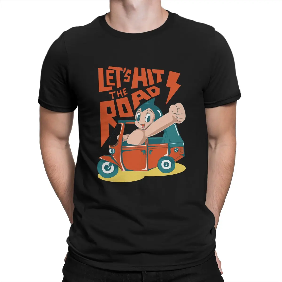 thumbnail image 1 of Camiseta de Hip Hop Astro Boy Tuk-Tuk Bajaj, camiseta casual de verano para adultos, 1 of 6