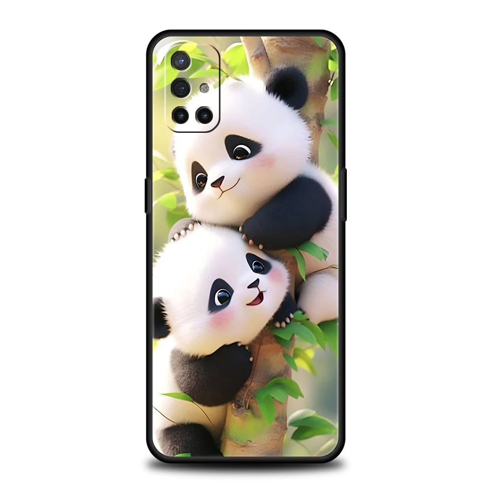 Charming Cartoon Panda Silicone Phone Case - Cute and Durable Protective Cover