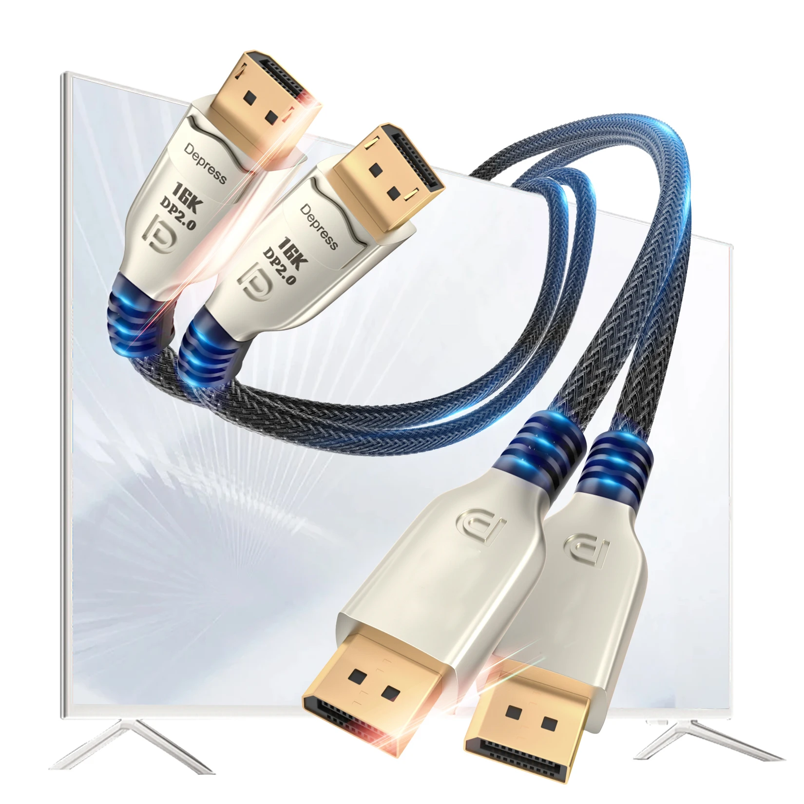 ÷Ʈ ̺ 2.0 ʰ DP ̺ ȣȯ DP 1.4 DP 1.2   16K (15360x8640)/60Hz 10K 8K 4K @ 165Hz/144Hz