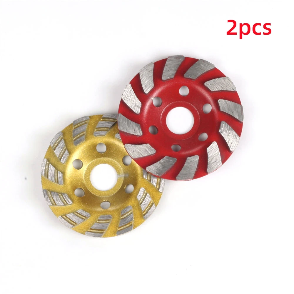 2pcs Red and Yellow