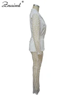 Angelina Mesh Patchwork Sashes Pant Set 5