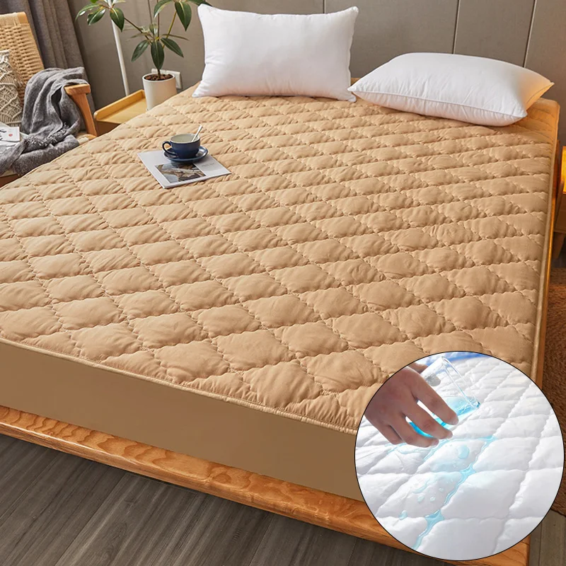 Mattress Cover Elastic Linen Water Proof Mattress Cover Queen