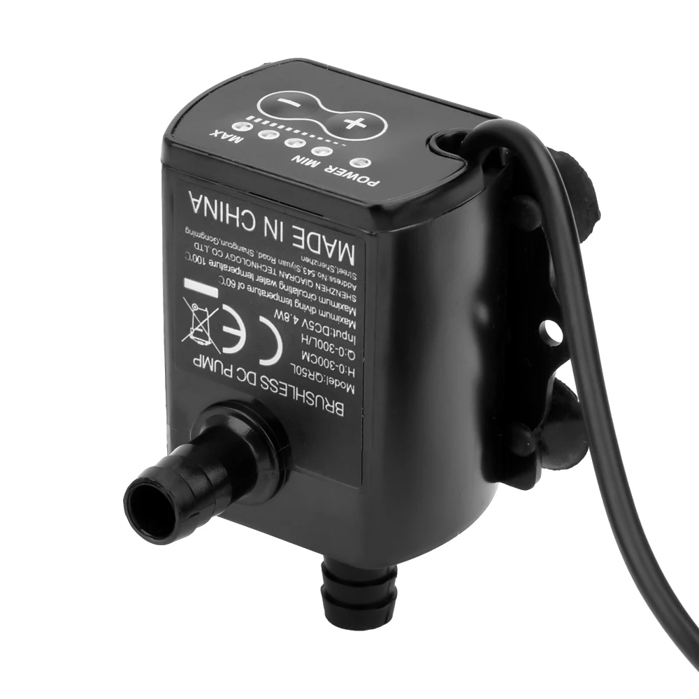 Water Pump Brushless DC 5V USB 2.4W 4.8W 250L/H 300L/H Pool Circulating Submersible Aquarium