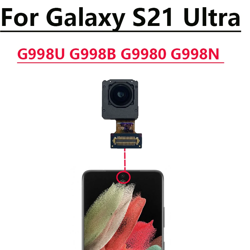 Kit Caméra Remplacement Galaxy S21 Ultra 5G SM-G998B - Téléobjectif + Profondeur + Principale + Grand Angle, Pièce Neuve Vérifiée - 12