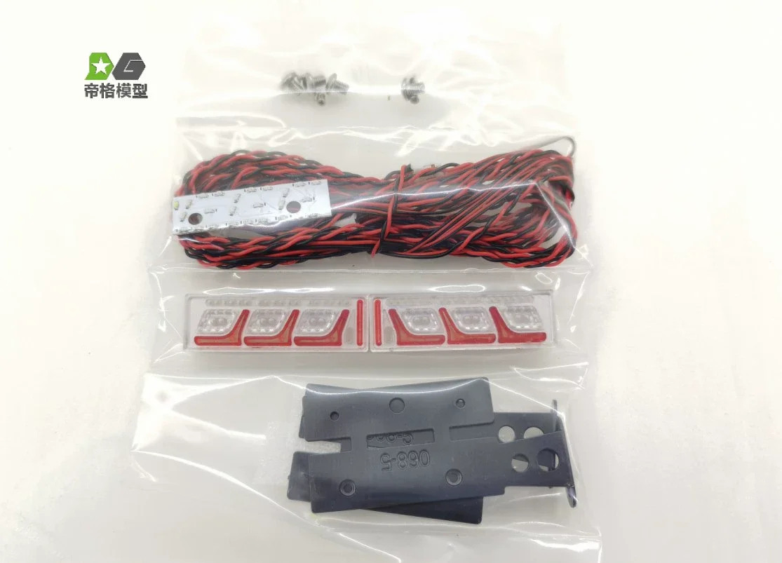 Dige Modell LED Simulations-Metallrücklicht für 1/14 Tamyia RC-Truck für Scania Man 620 1851 3363 56352 DIY-Teile LKW DIY-Teile – Detail 8