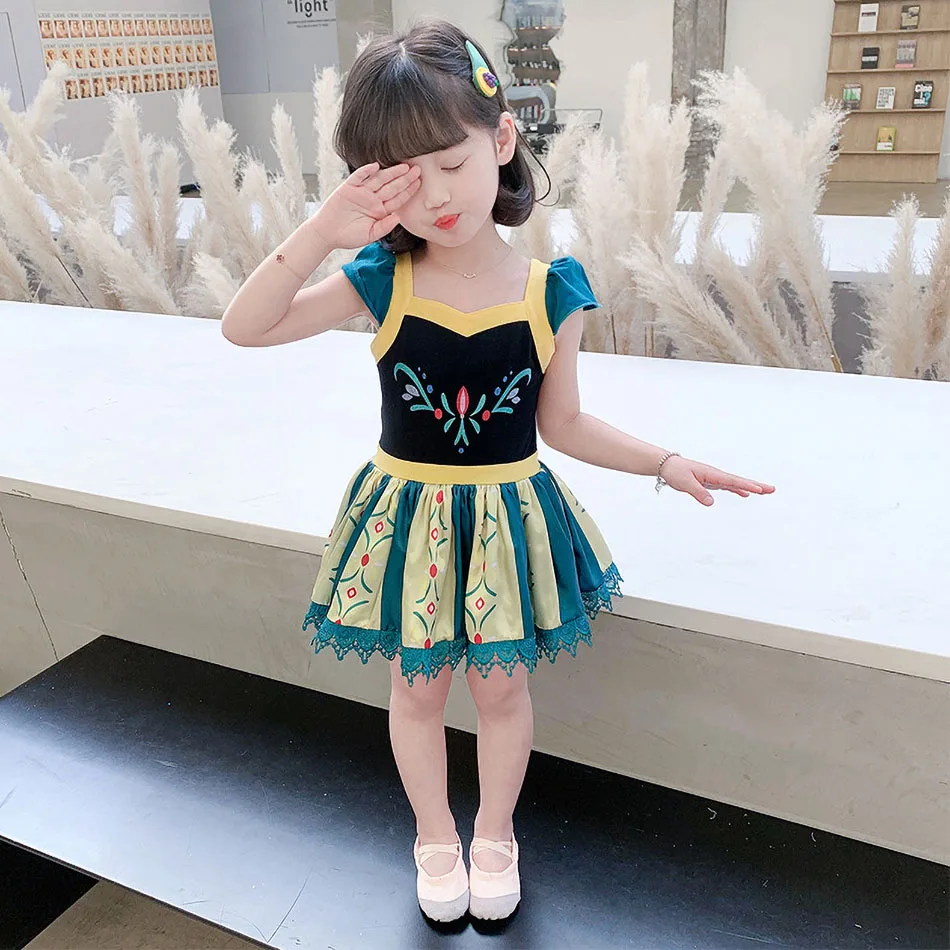 Girls Snow White Costume Dress With Tutu & Headband - Halloween & Party  Princess Outfit