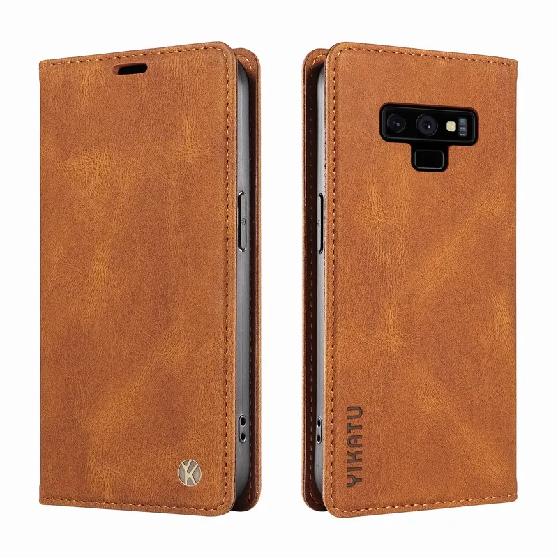 

Wallet Leather Flip Phone Case For Samsung Galaxy Note 9 S9 Plus S23 S22 S21 S20 Ultra FE S10 S8 Plus Shockproof Back Cover