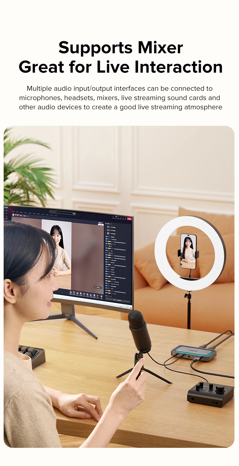 Llano 4K HDMI Live Stream Switcher & Capture Card