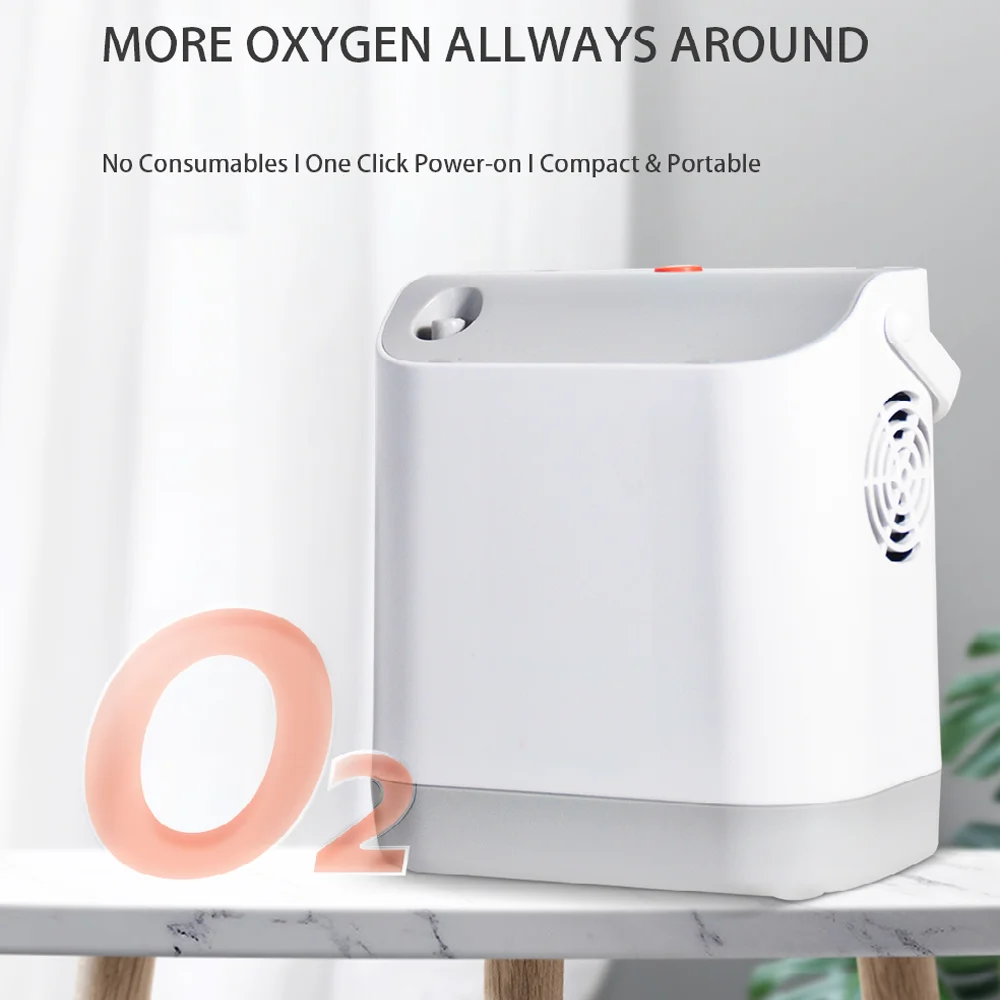 Travel Oxygen Machine 1.5L Portable Charge Oxygen Concentrator Household Generator concentrador de oxigeno portatil