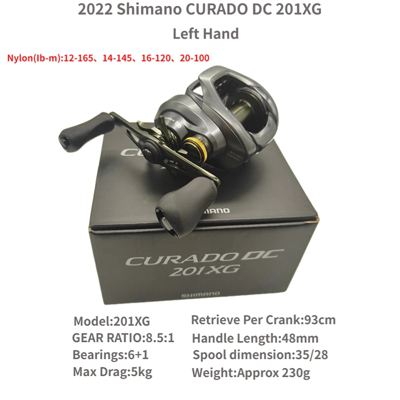 新品 SHIMANO CURADO DC 201XG Shimano Curado DC 201 XG Linkshand