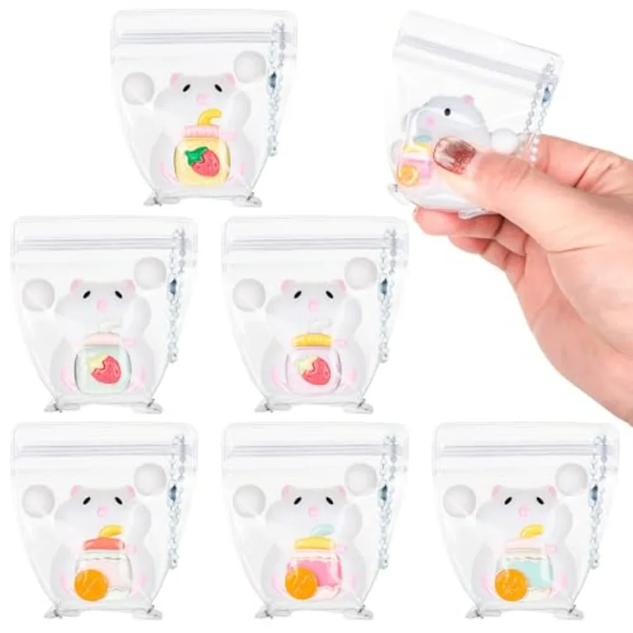 Hamster Squeeze Toys 6 Pack Stress Relief Fidget