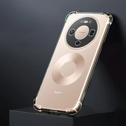 Premium Transparent Airbag Shockproof Silicone Phone Case for Huawei Mate 70 Pro (Only Clear Case)