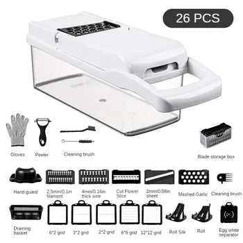 26-Piece Multifunctional Vegetable Slicer Set