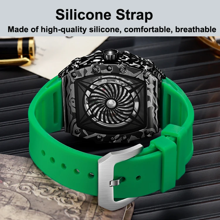 Top Luxus Automatische Männer Wasserdicht Leuchtende Uhr Sport es Herren Mechanische Handgelenk_voghion.com