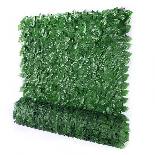 Mester Ivy Adatvédelem Kerítés Képernyő Bővíthető Faux Vine Leve Fényfal A Kültéri Beltéri Kerti Háztáji Kertjéhez És Dekorációjához - Image 2