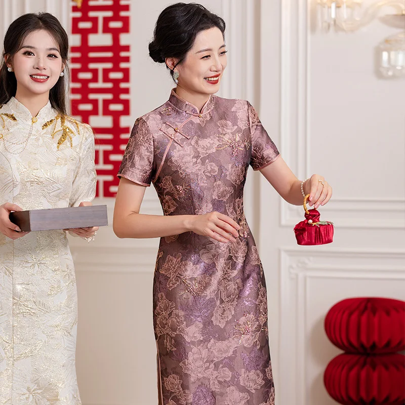 Yourqipao ߱ Ӵ ȥ ġĿ 巹  2025 Ŷ Ӵ ȥ մ Qipao