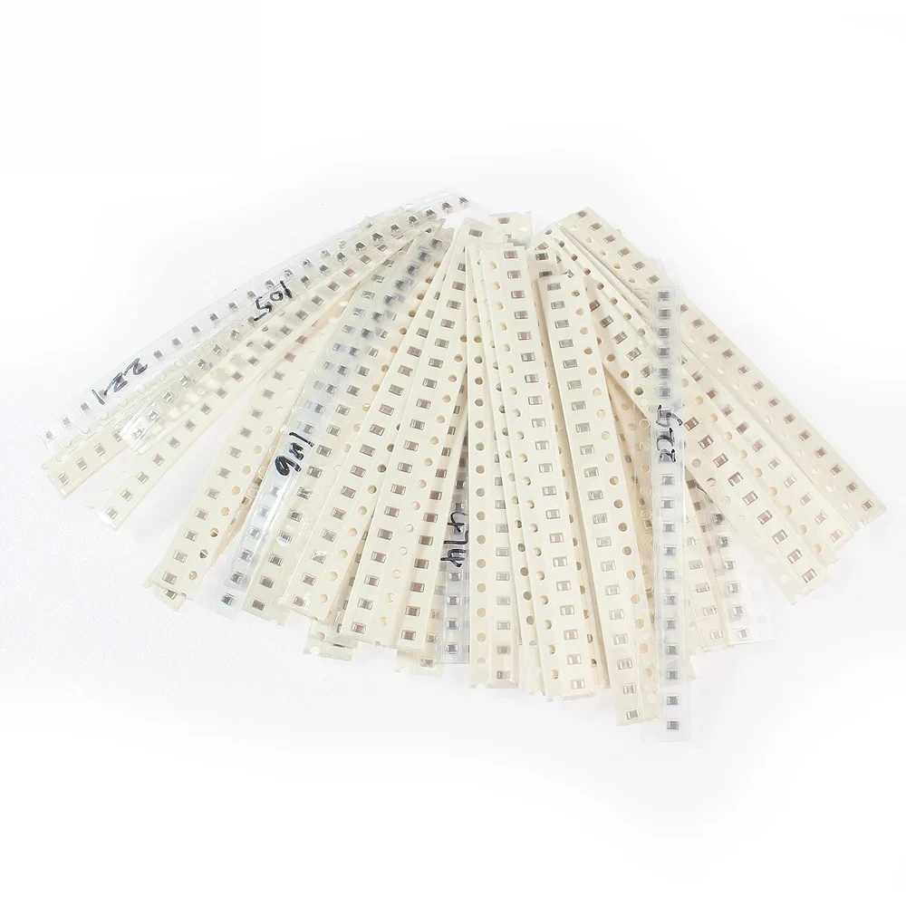 320/720PCS 0603 0805 1206 SMD Capacitor 16values 36values Assorted Kit 10PF-226M/1PF-220NF 10PF 220PF 470PF 100NF Electronic Set