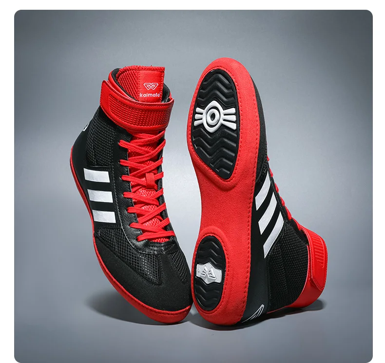 Description Picture 4 of itemMen Wrestling Shoes Classic Fitness Adult Training Breathable Boxing Shoes Fighting High Quality Comfortable Wrestling Boots
