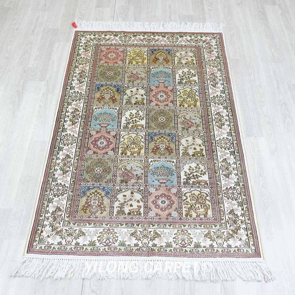91x152cm Tabriz 카펫 유리한 실크 사계절 절묘한 도매 동양 양탄자 (LH855B)