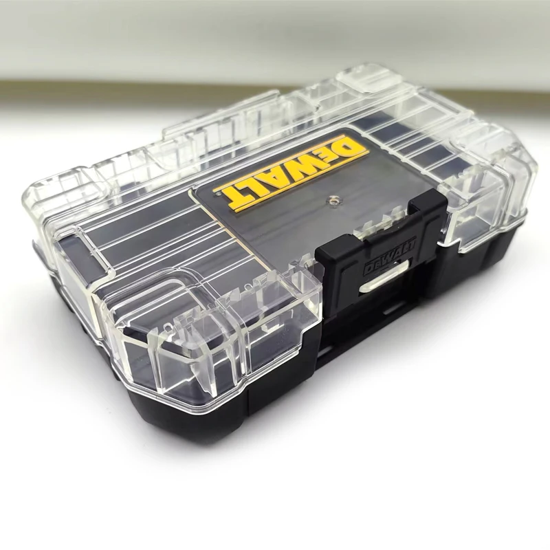 Tool Accessories Storage Box Set DEWALT Original TSTAK Black Small/Medium Plastic Rugged Portable ToolBox