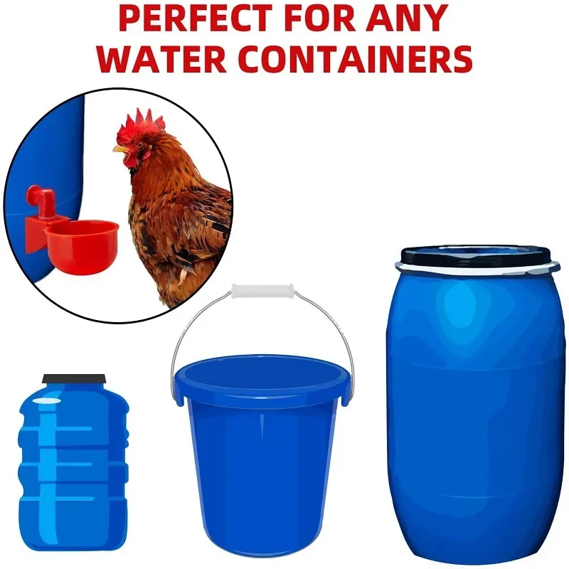 Automatic Plastic Drinking Cups for Chickens