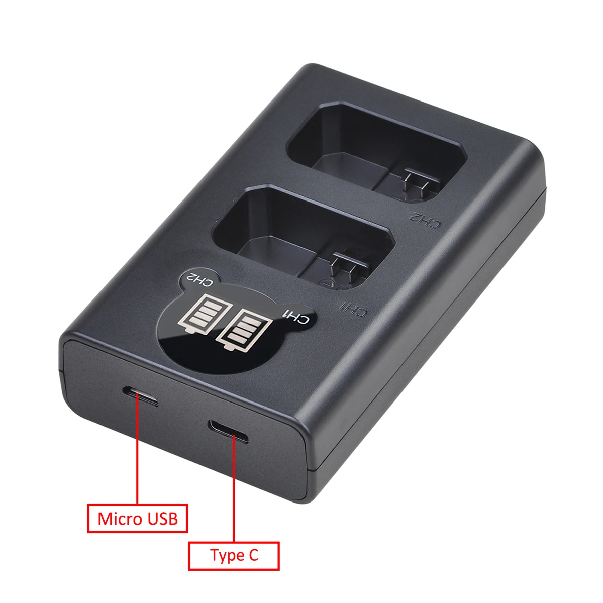 Batmax NP-FW50 NPFW50 USB Dual LED Display Camera Battery Charger for Sony A7 A7R A7sII A7II A6500 A6300 A7RII NEX Series led battery charger dual usb battery charger