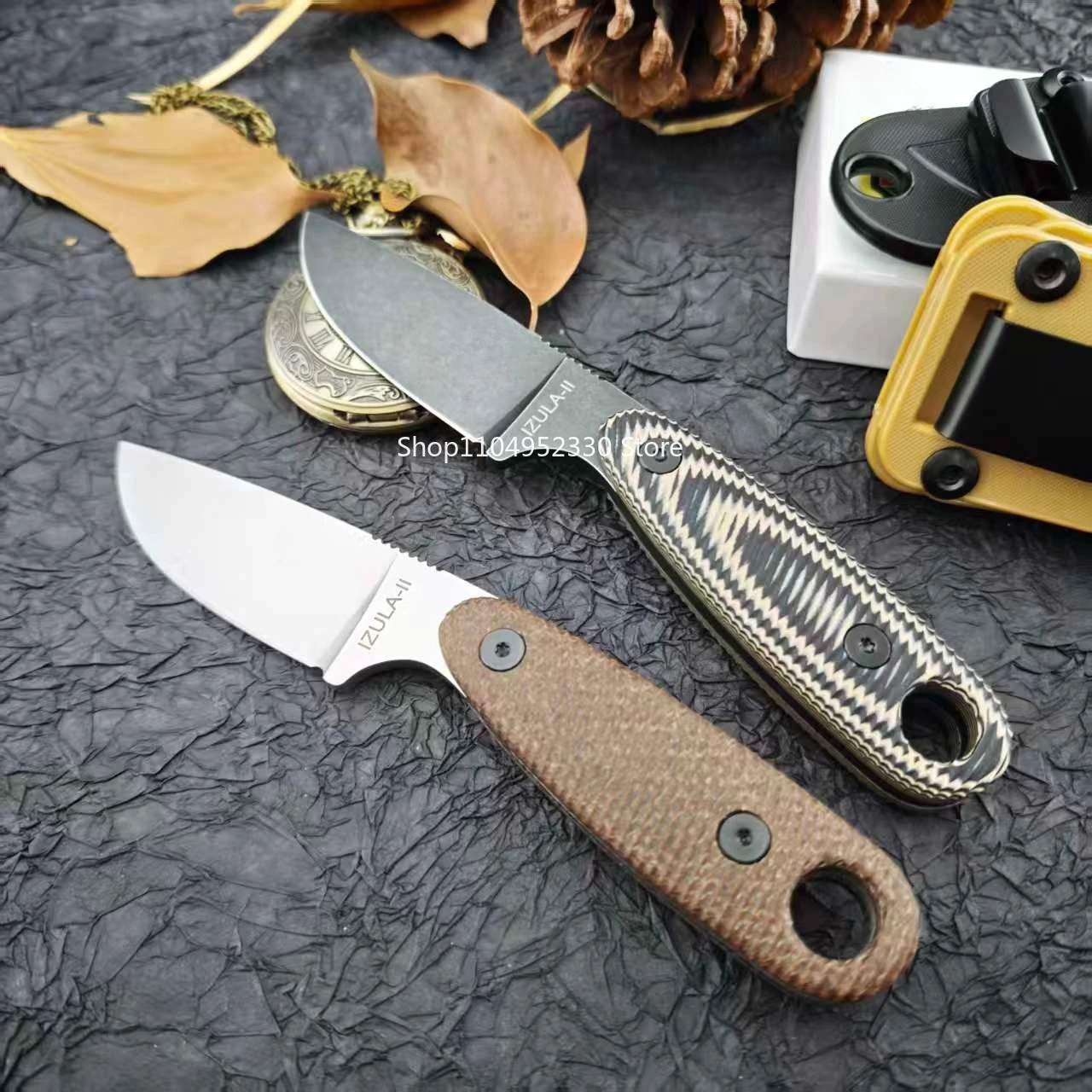 Multifunktionales Outdoor-EDC-Messer mit Ergonomischem G10-Griff für Dschungel-Abenteuer, Klettern, Camping, Wandern und Reisen