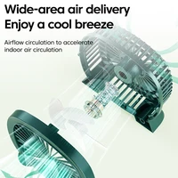 Mini ventilateur électrique portatif d'été pour la maison bureau école Camping en plein air voyage USB prise directe dans le ventilateur esktop portatif silencieux 4