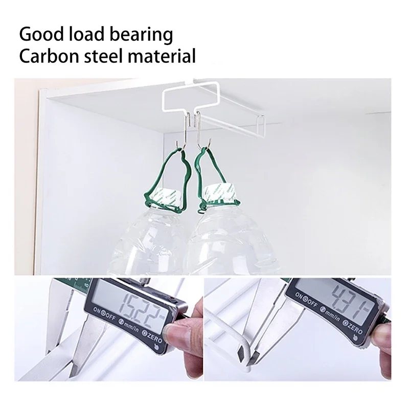 Wine Glasses Holder BartenderStemware Hanging Racks Under Cabinet Stemwares Organizer Glass Goblet Iron Rack Bar Kitchen Tools