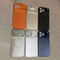 Original AG Nano Frosted Glass For Magsafe Phone Case For iPhone 17 Air 16 15 14 13 Pro Max Magnetic Wireless Charge Armor Cover - Image 5