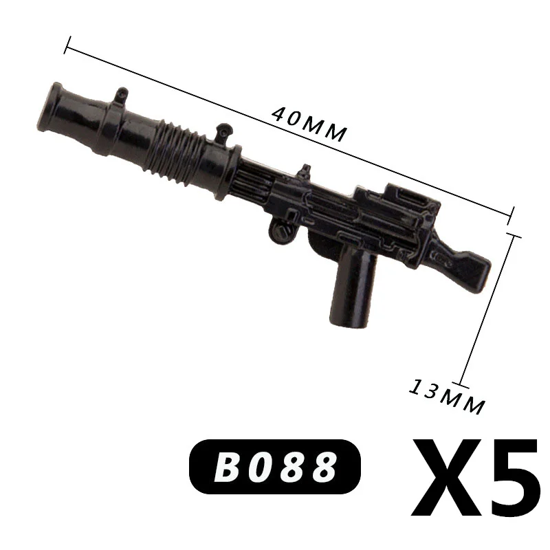 Military Building Blocks: Star Movie Character Soldier Figures with Weapon Accessories
