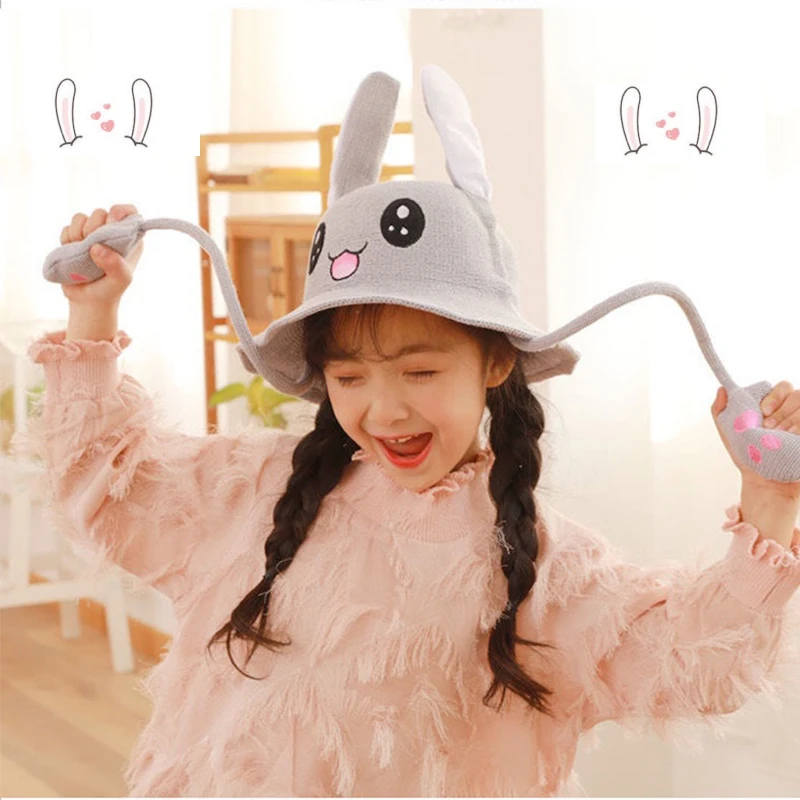 Party Favor Mignon Oreilles De Lapin Chapeau Mobile Airbag Doux Sauter Drôle  Casquette Jouet Dessin Animé Filles Kawaii Jouets En Peluche Cadeau Pour  Enfants Adultes Du 4,74 €